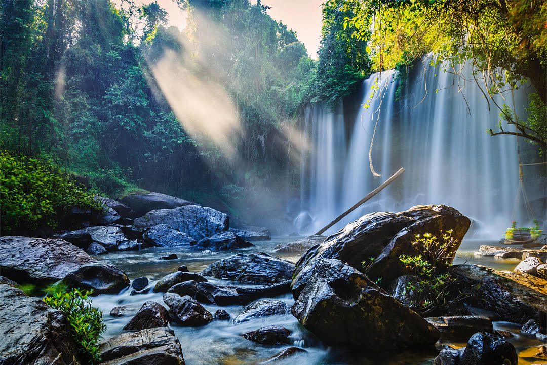 Phnom Kulen National Park in Cambodia