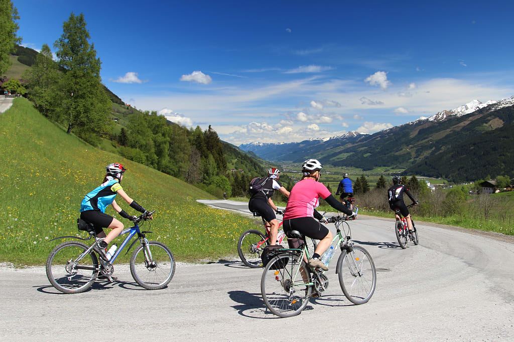 Cycling in the Austrian Alps