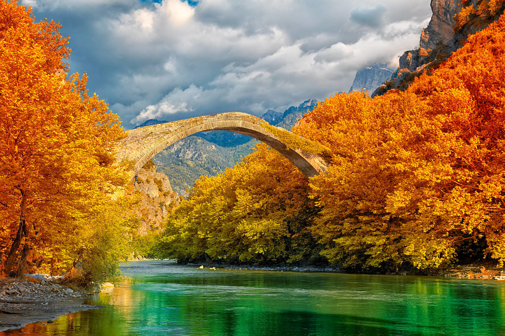 Konitsa Bridge in Zagorohoria