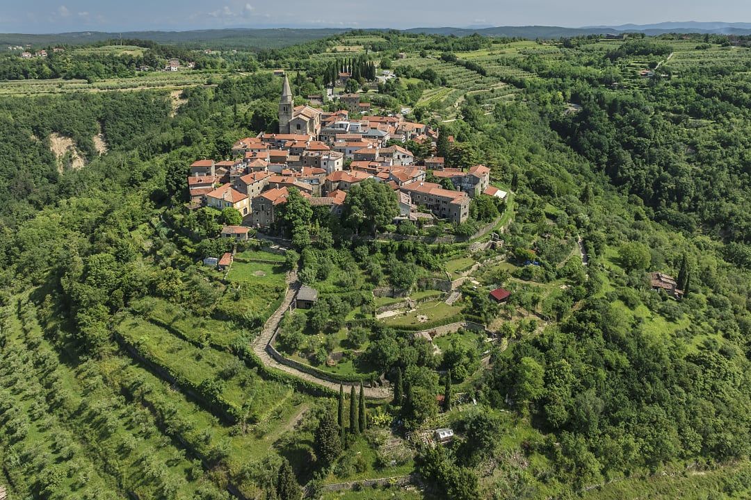 The town of Grožnjan, Istria.