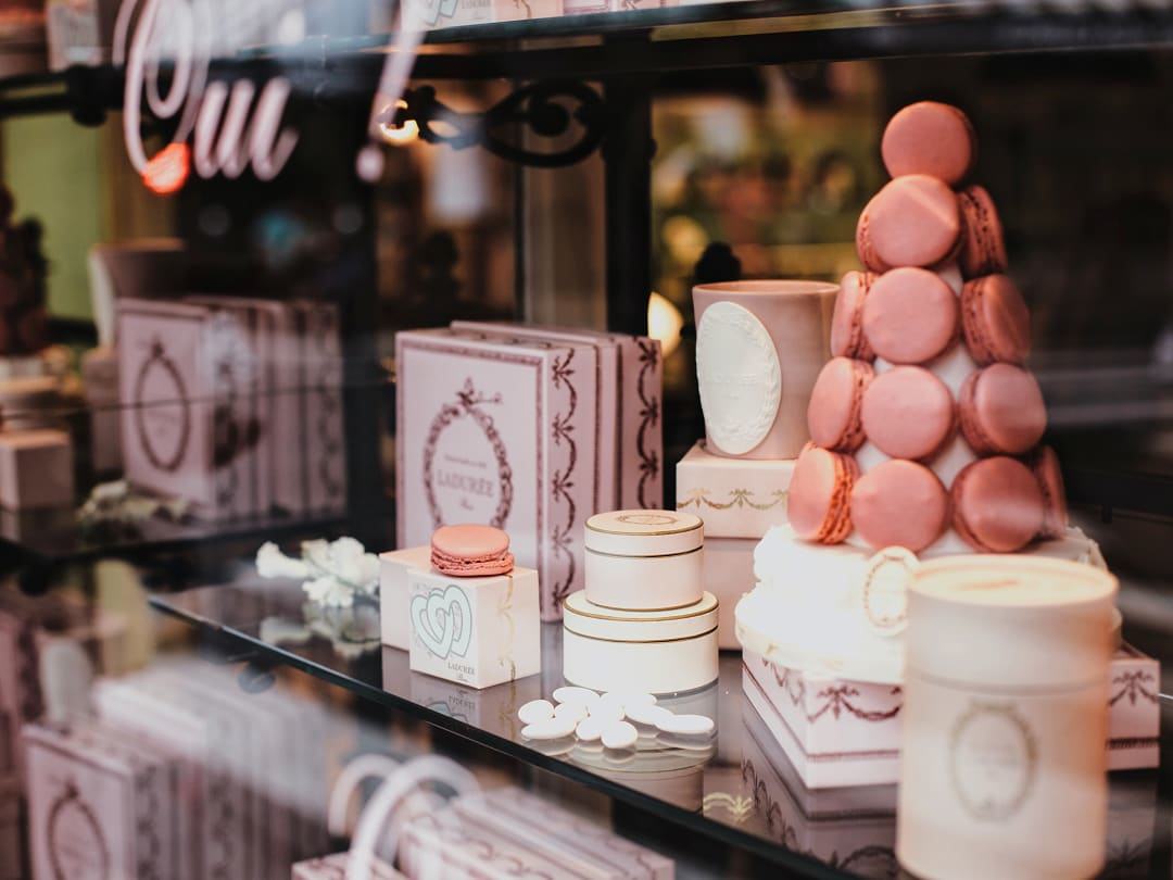 Pastry shop in Paris, France