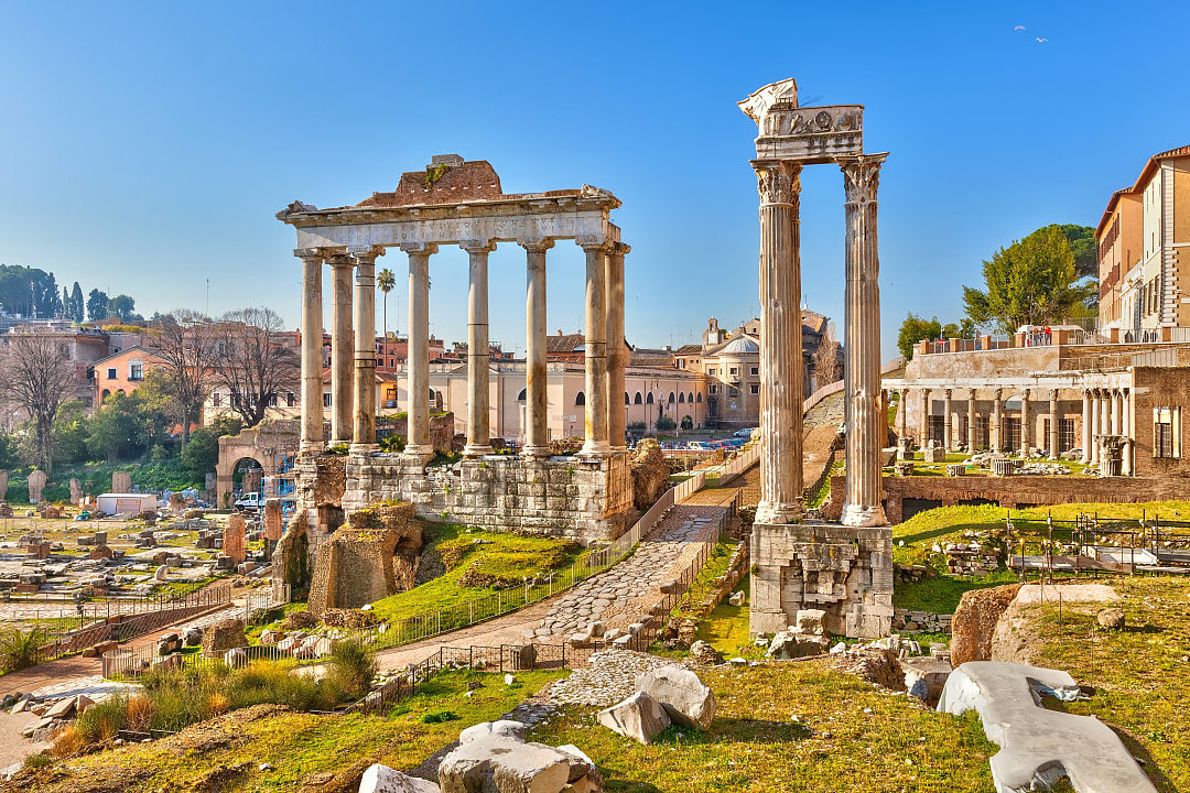 Roman Forum in Italy