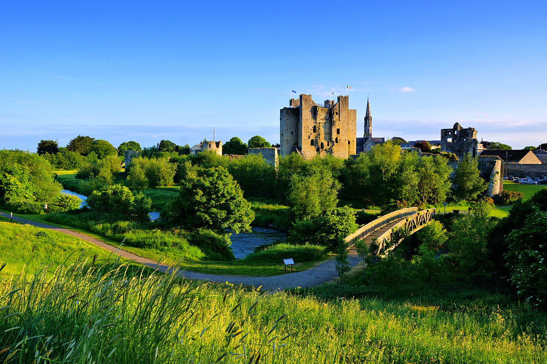 Trim Castle on the south bank of the River Boyne, County Meath, Ireland