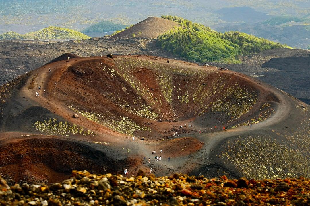 Volcanic landscape in Mount Etna, Italy