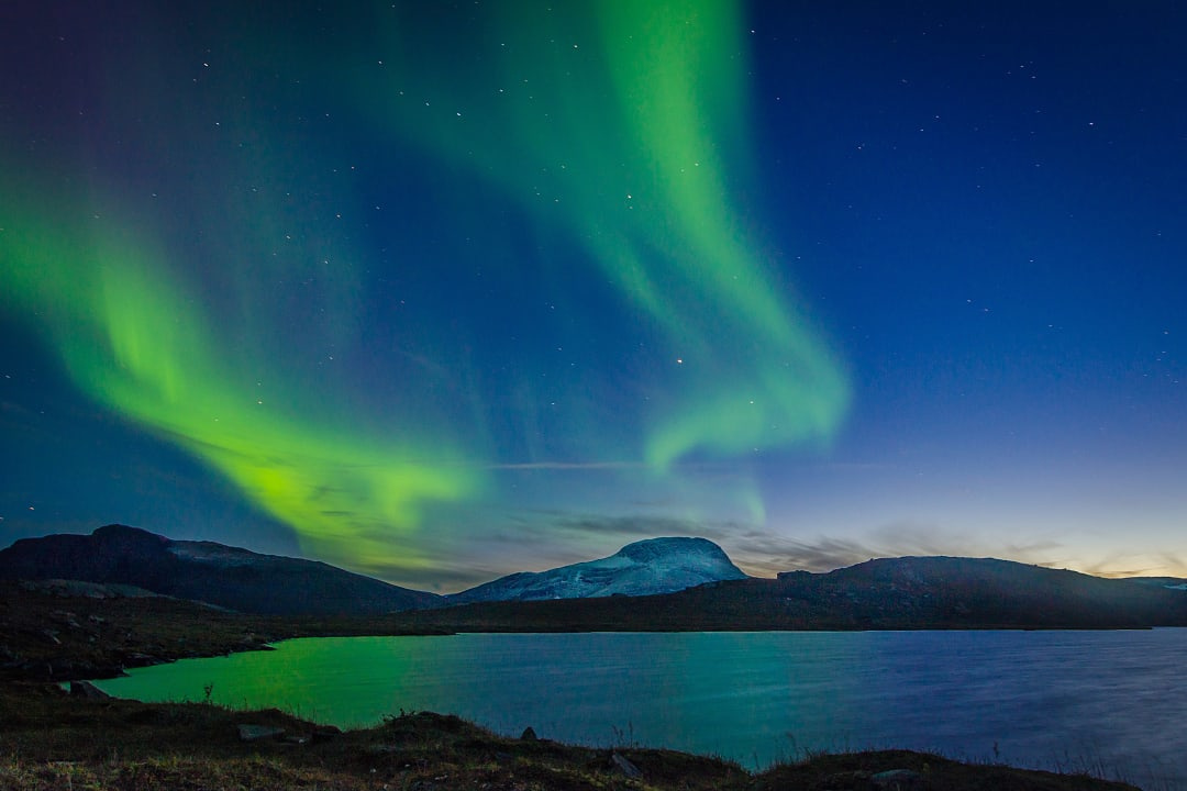 Northern lights in Sweden  