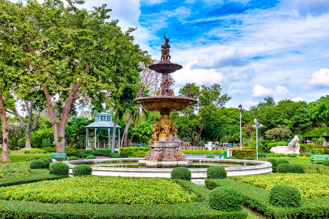 Saranrom Park in Rattanakosin, Bangkok