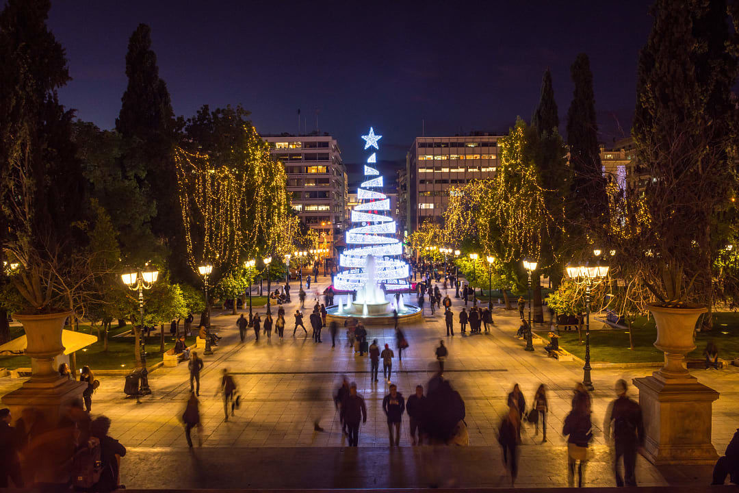 Christmas in Athens, Greece