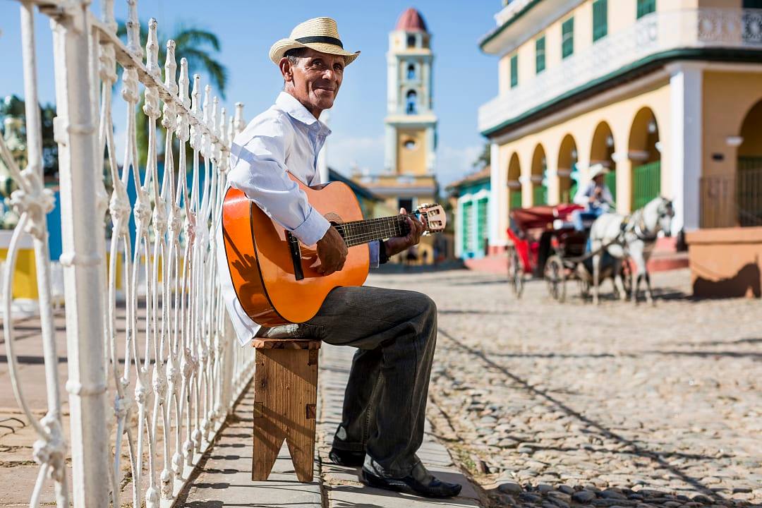 Musician in Trinidad, Cuba