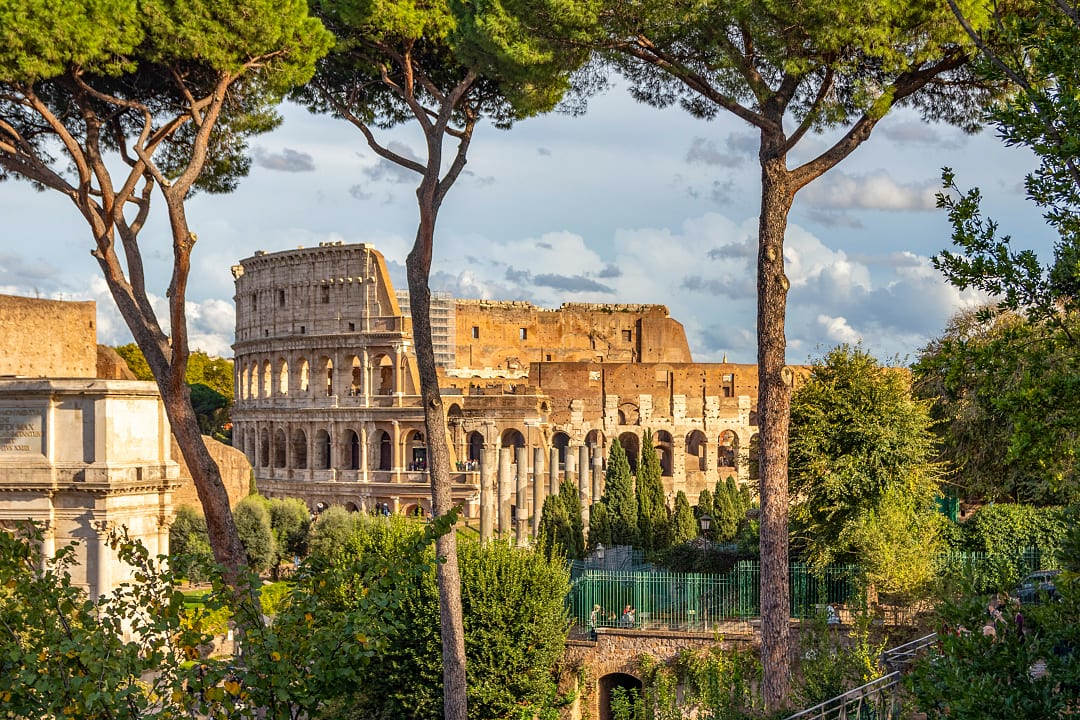 The Colosseum in Rome, Italy