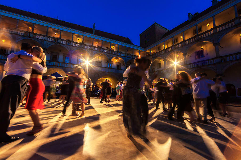 One of the tango shows in Buenos Aires