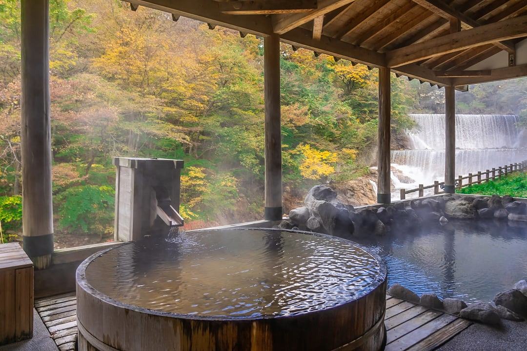 Onsen Natural Bath in Japan