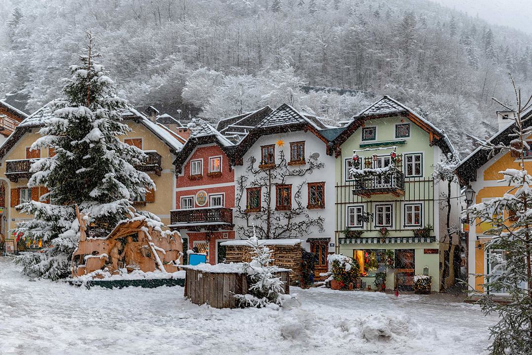 Salzburg during Christmas season
