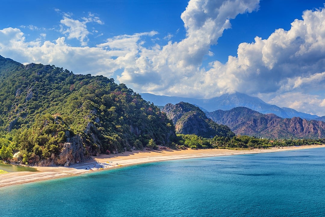Olympos Cirali Beach in Antalya, Turkey