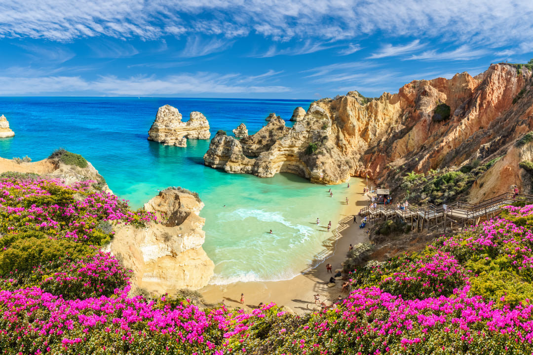 Praia do Camilo in Algarve, Portugal