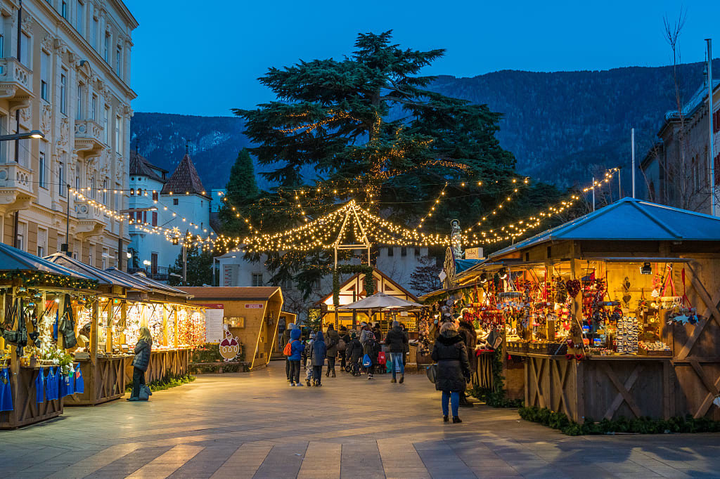 Christmas market in Merano, Italy