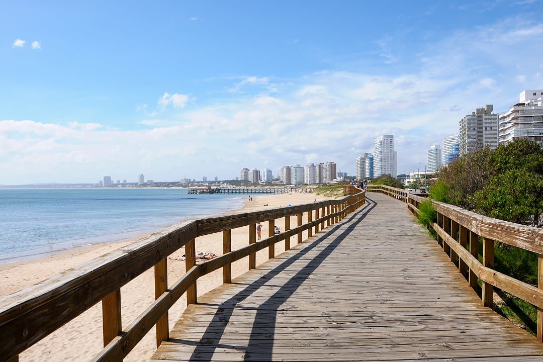 Promenade in Puta del Este, Uruguay