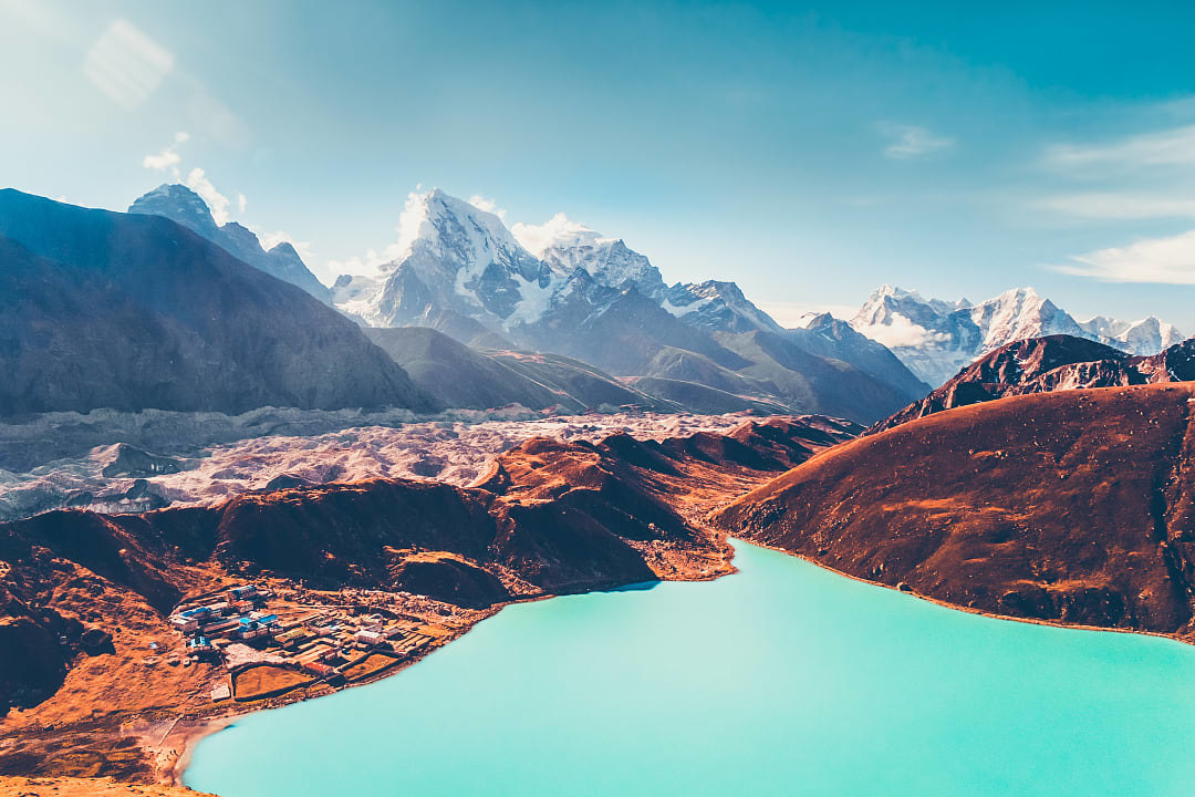 The Himalayas in Nepal.
