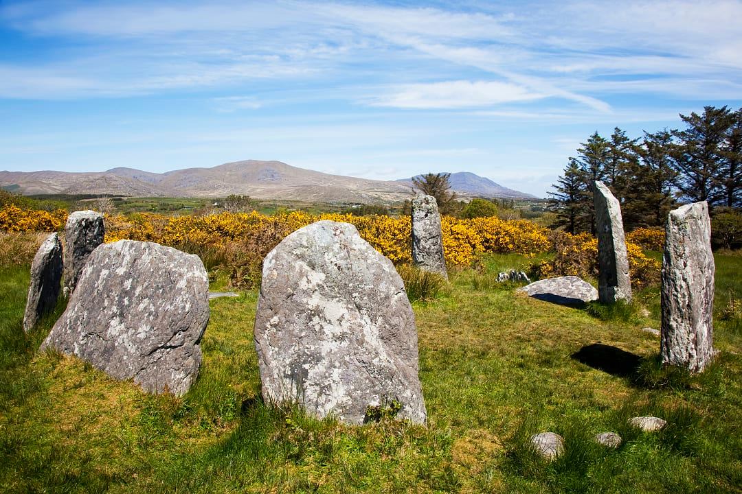 Dereenataggart Stone Circle, County Cork, Ireland.