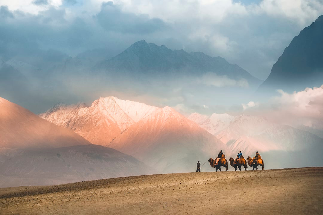 Nubra Valley in Leh Ladakh, India.