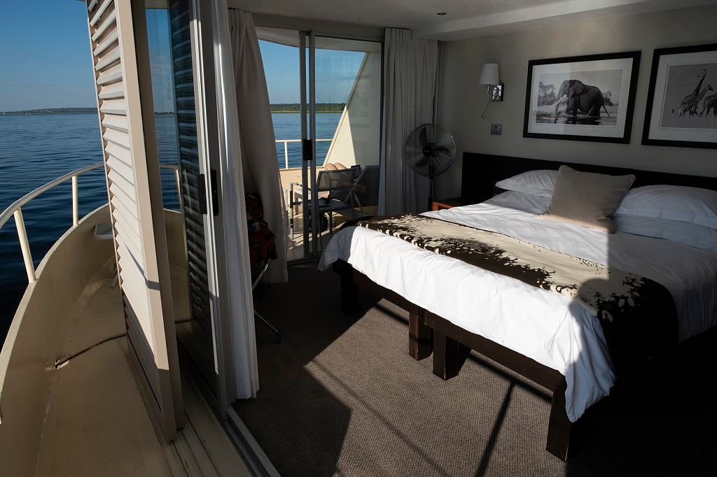 Room aboard the Zambezi Queen