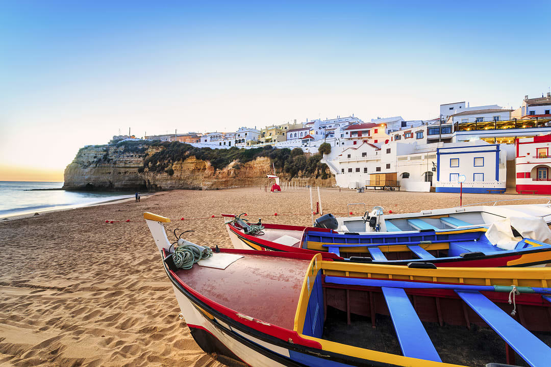 Carvoeiro in the Algarve, Portugal