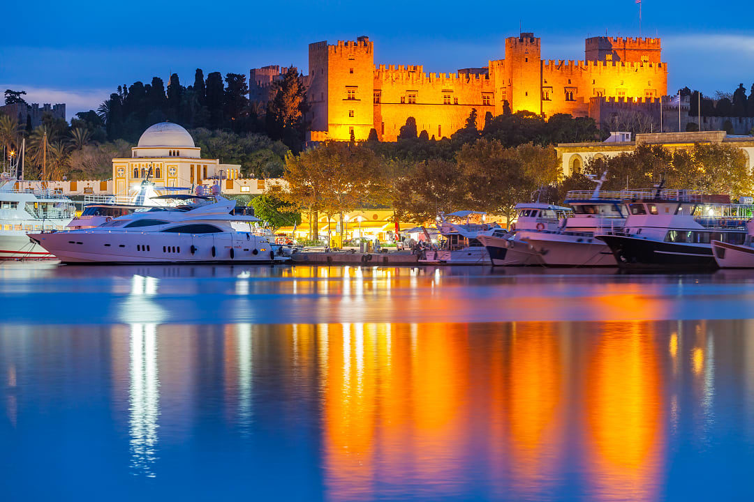 The Palace of the Grand Master of the Knights of Rhodes in Greece