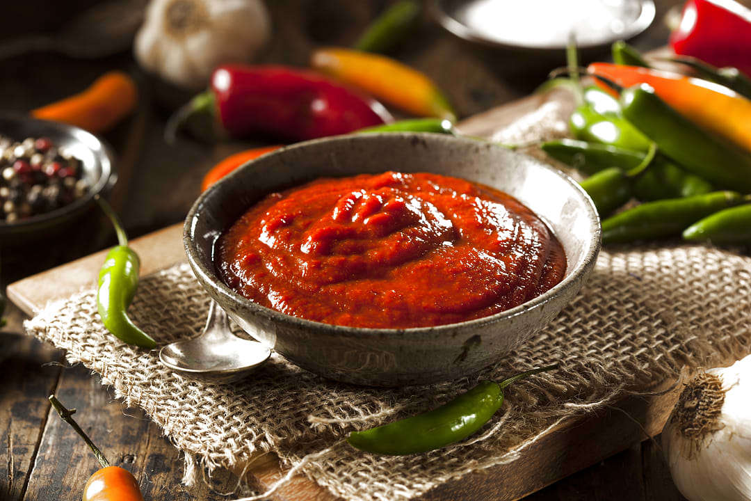 The iconic Sriracha sauce, Thailand