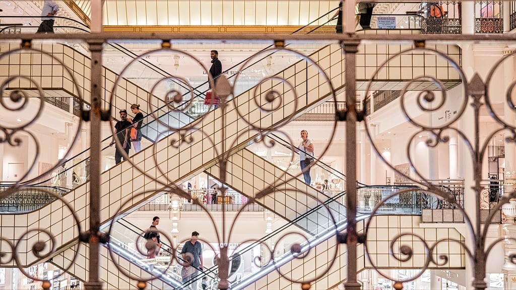 Le Bon Marché, the oldest department store in the world, Paris, France