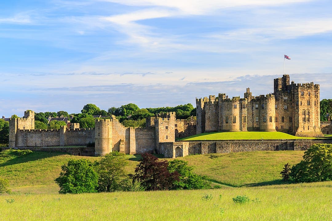 Alnwick Castle in England