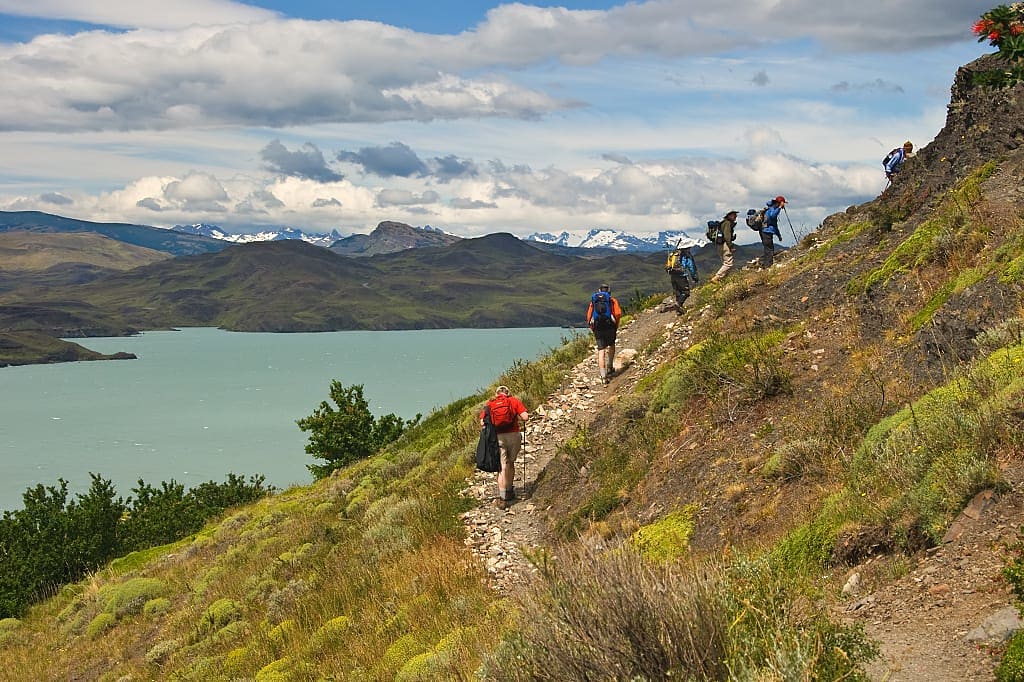 Trekking in Torres del Paine National Park, Chile