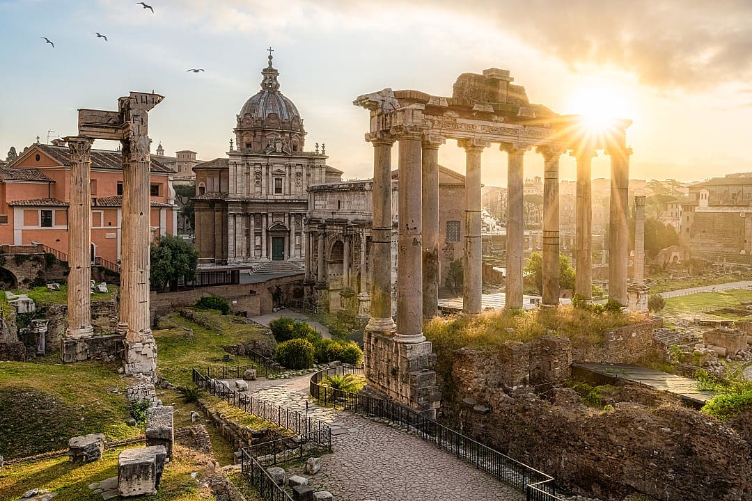 Roman Forum in Italy