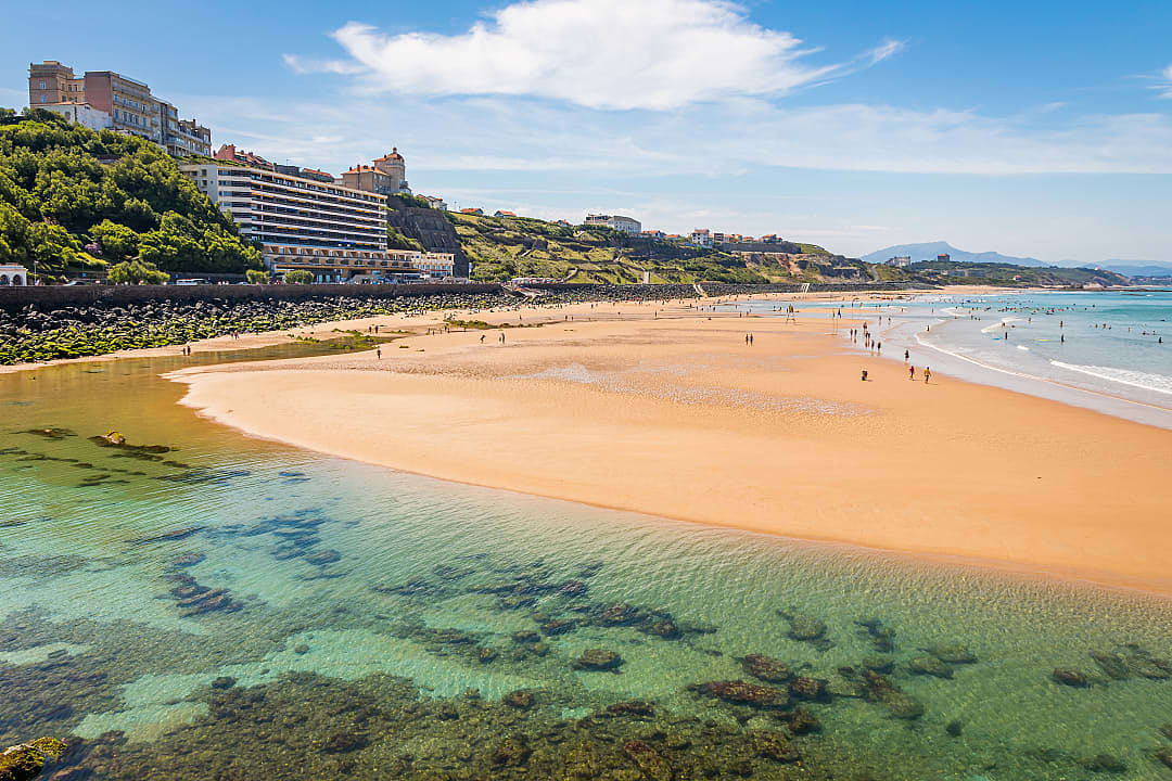 Cote des Basques in Biarritz, France