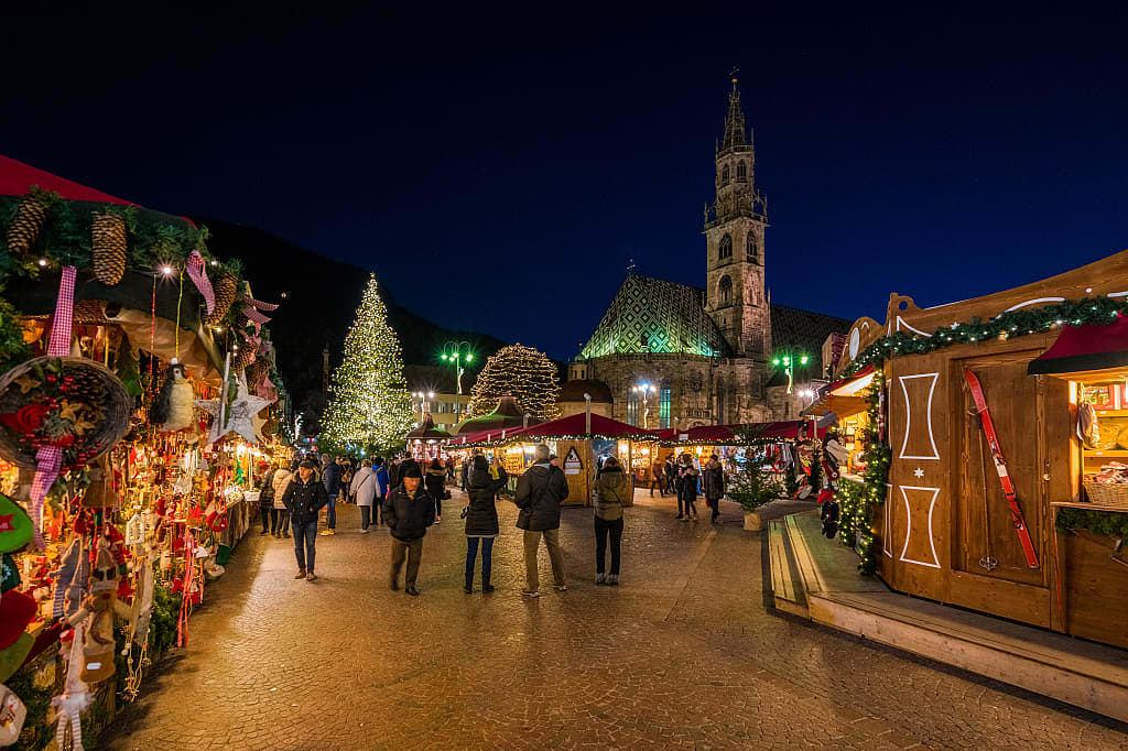 Christmas market in Bolzano, Italy