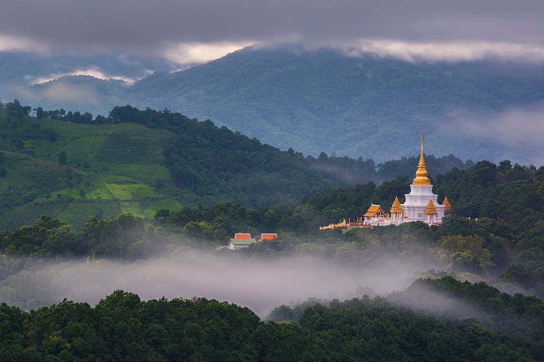 Supta in the northern mountain tea plantations of Chiang Rai, Thailand