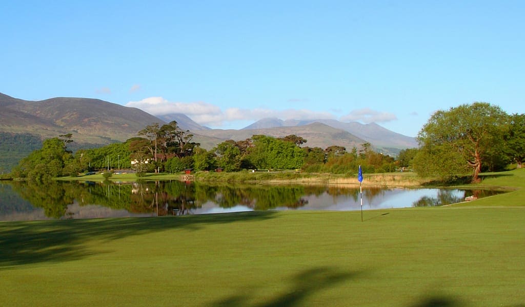 The 1st hole at Killeen Golf Course in Killarney, Ireland.  Photo courtesy of Killarny Golf and Fishing Club