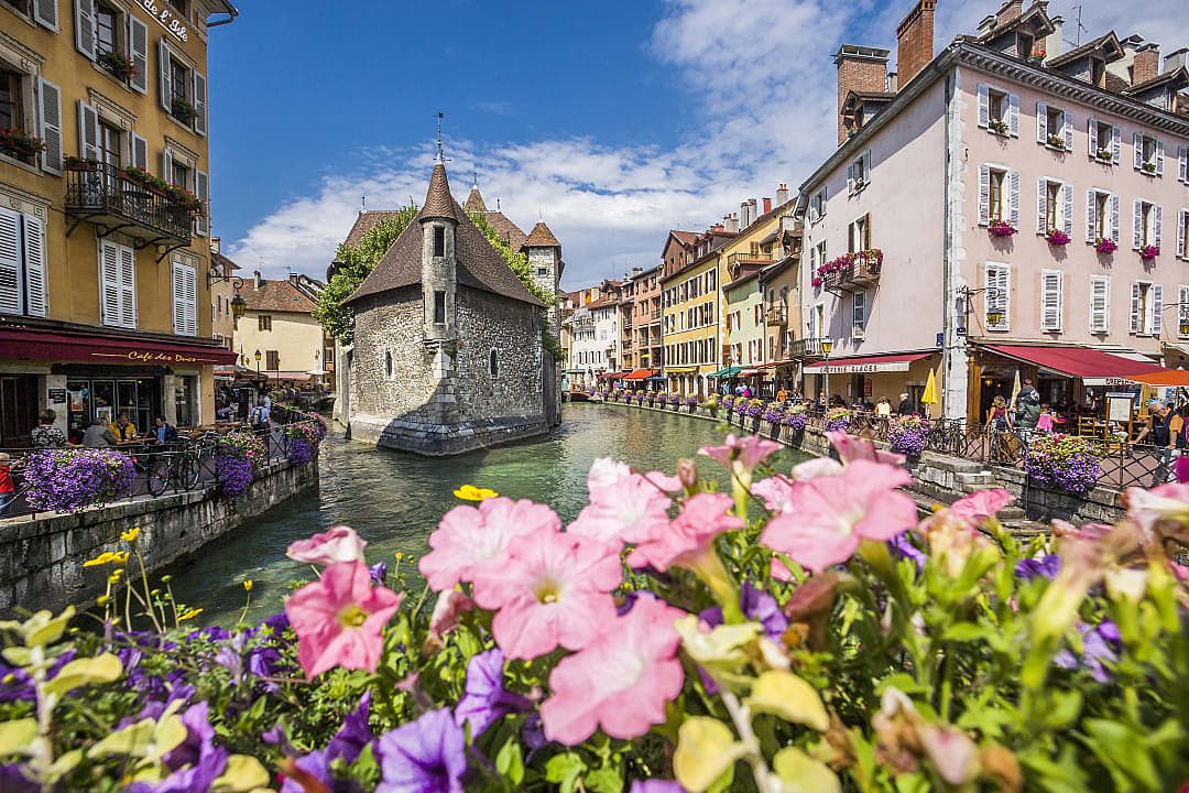Alpine town of Annecy in France