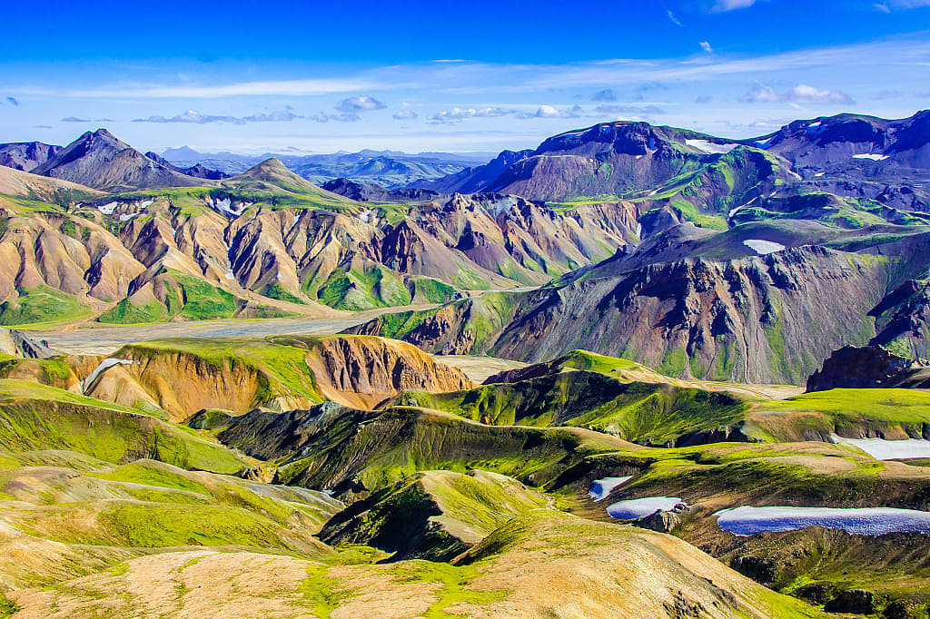 Amazind Landmannalaugar landcape