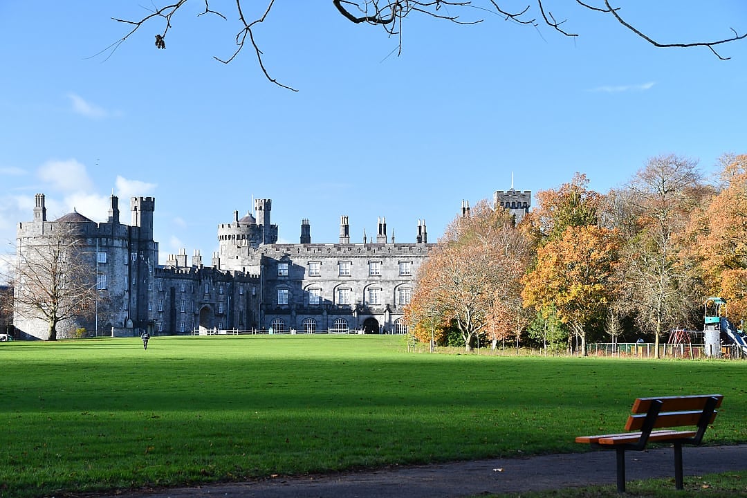 Kilkenny castle and arkland in Ireland