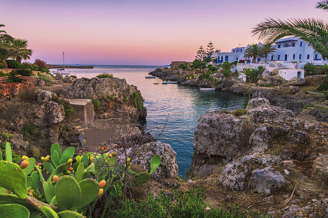 Avlemonas village in the island of Kythira, Greece.