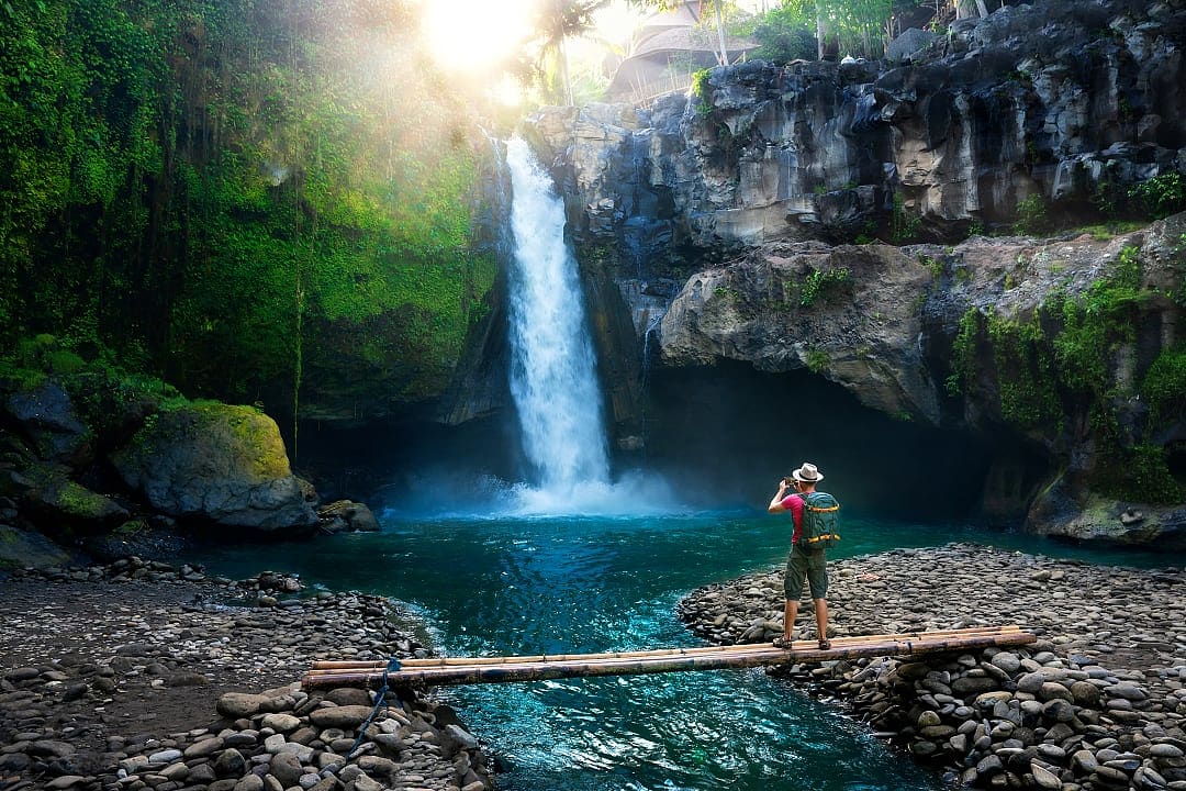 Waterfall in Bali, Indonesia