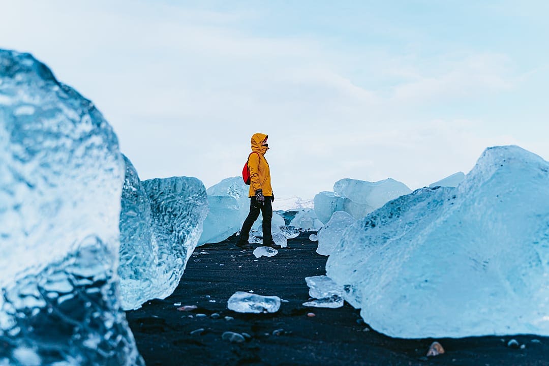 Diamond Beach, Jokulsarlon, Iceland. 