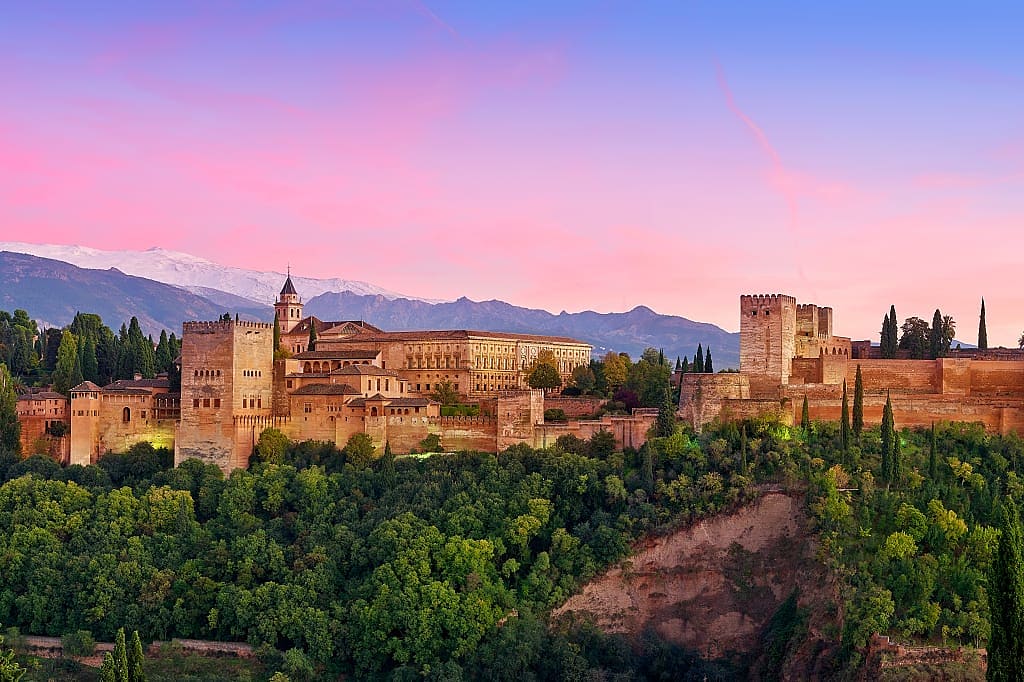The Alhambra in Granada, Spain