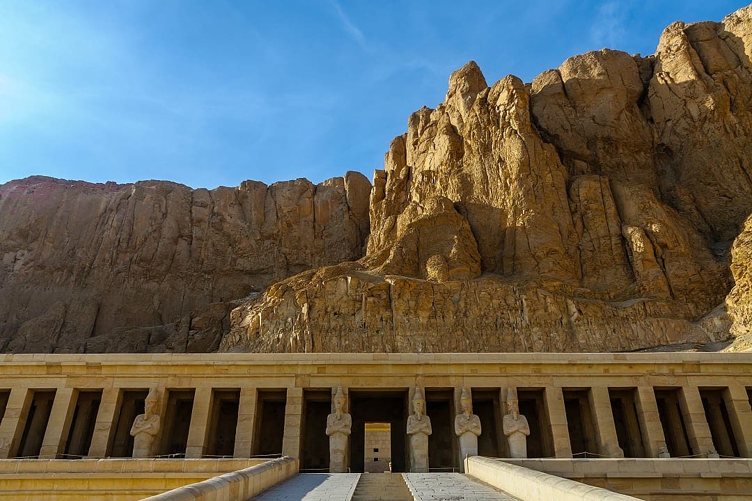 Hatshepsut temple in the Valley of the Kings in Egypt