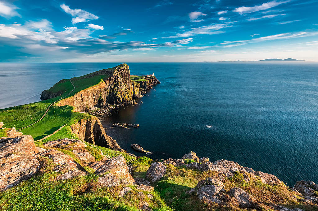 Neist Point on the Isle of Skye in Scotland