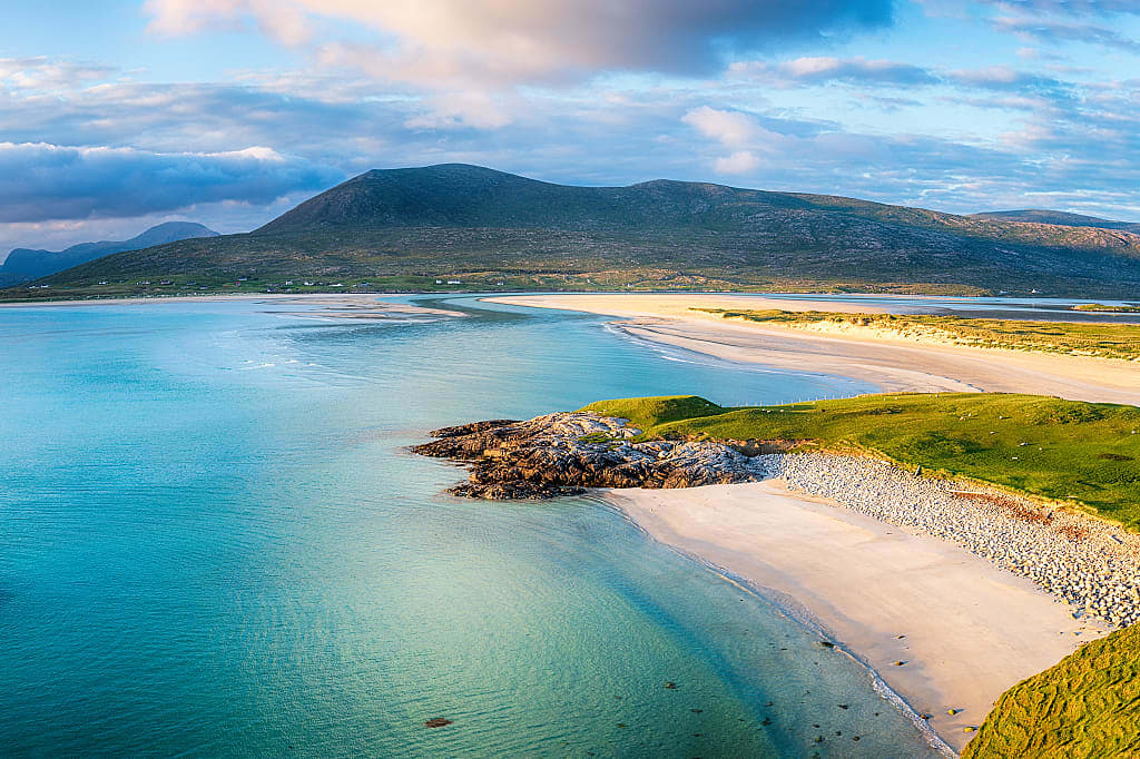 Luskentyre Beach on the Isle of Harris, Scotland