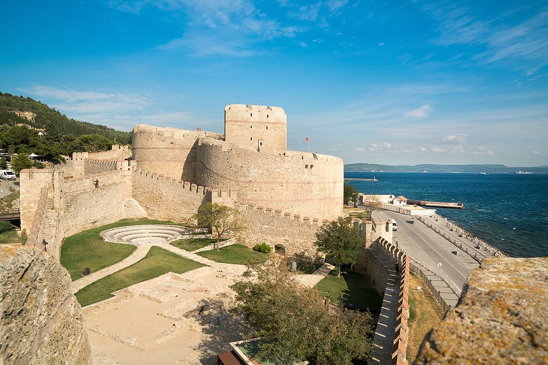 Castle in the Marmara Island, Turkey. 