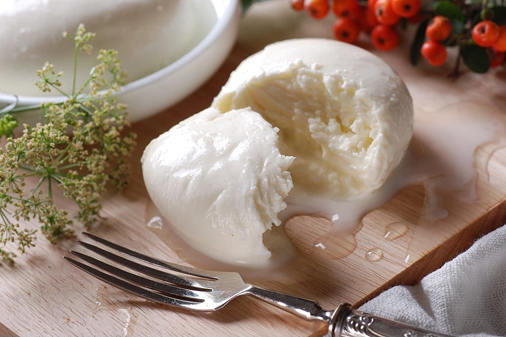 Mozzarella di Bufala in Campania cheese
