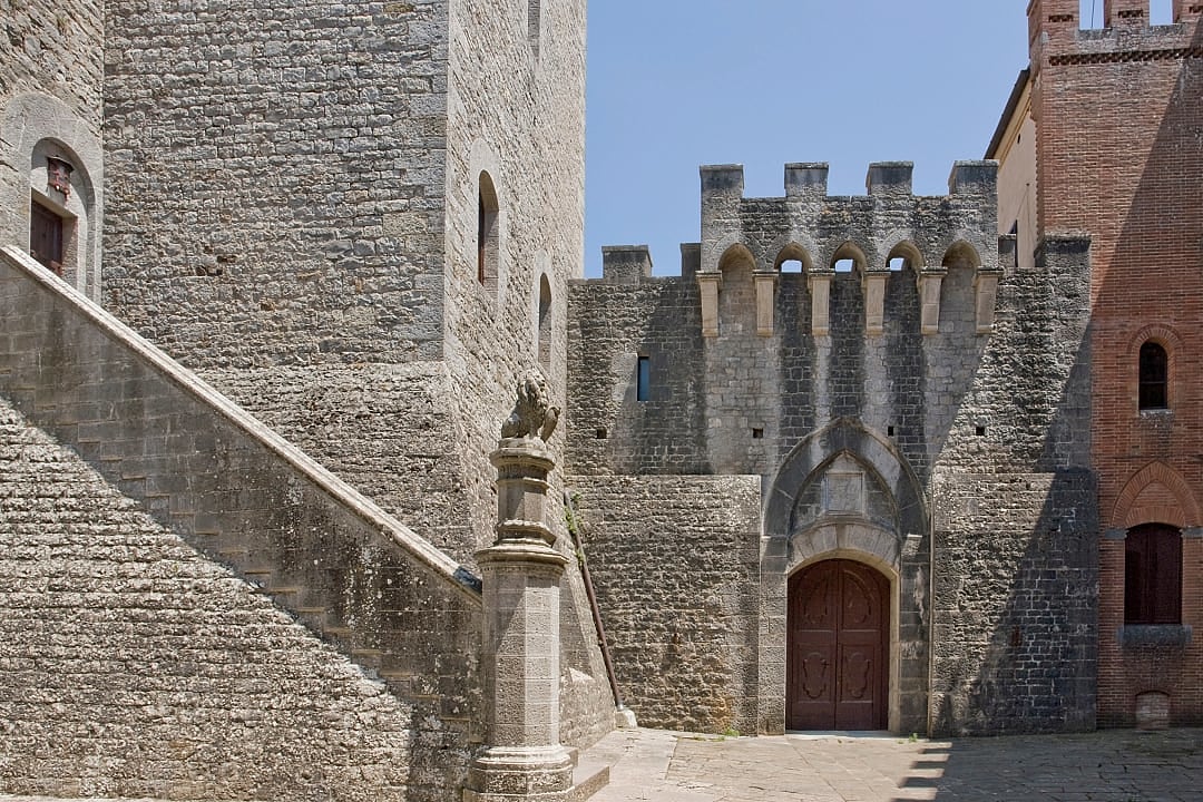 Castello di Brolio in Gaiole, Italy.