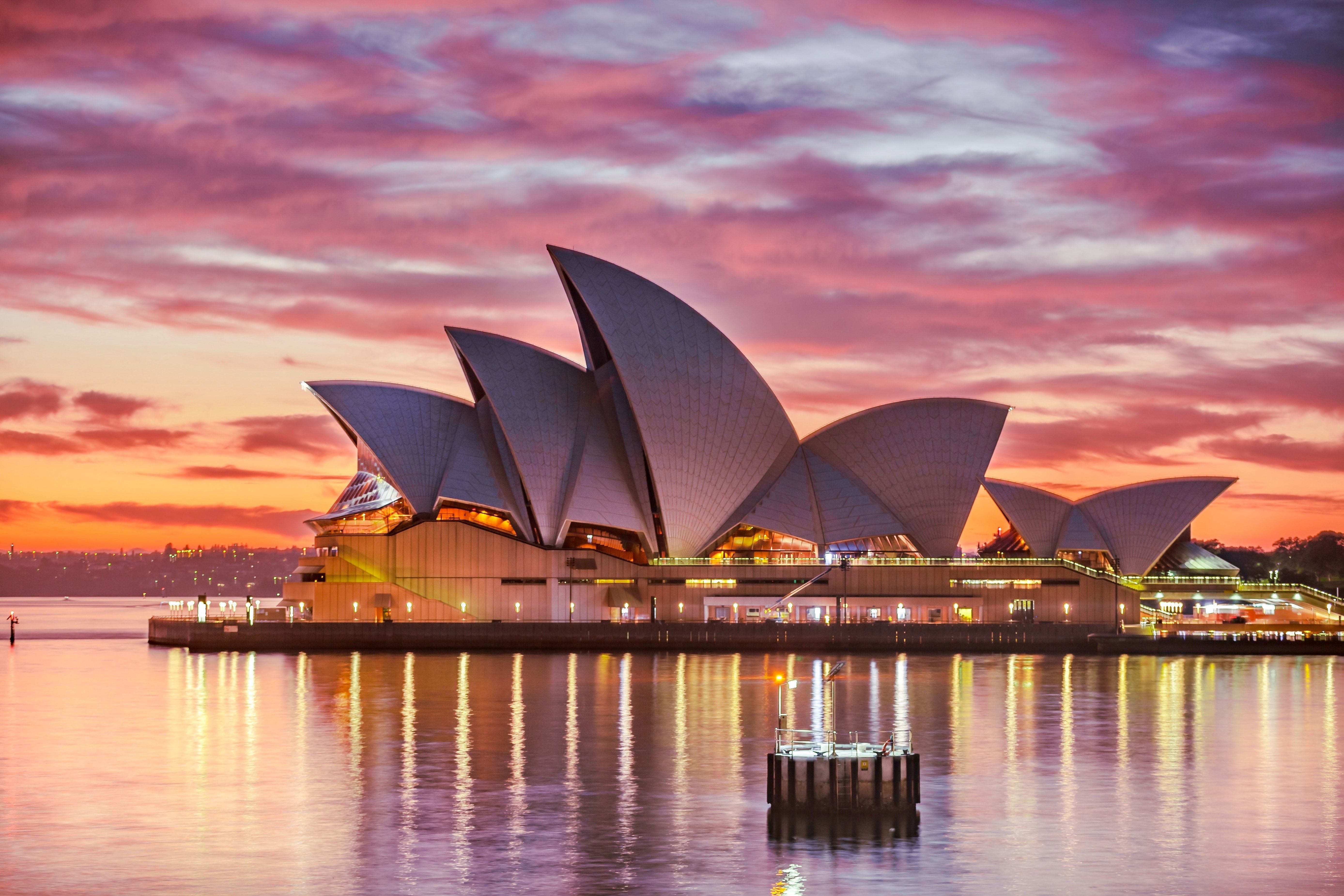 The Sydney Opera House in Sydney, Australia