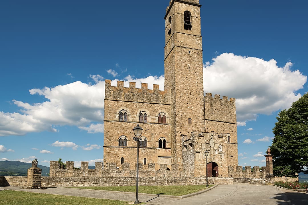 Castello di Poppi in Poppi, Italy. 